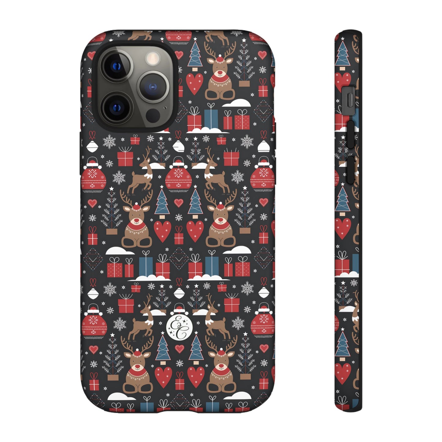 Christmas Holiday Pattern Tough Phone Case