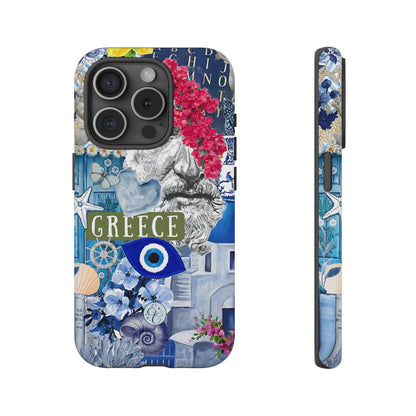 Greek Summer Collage Tough Phone Case