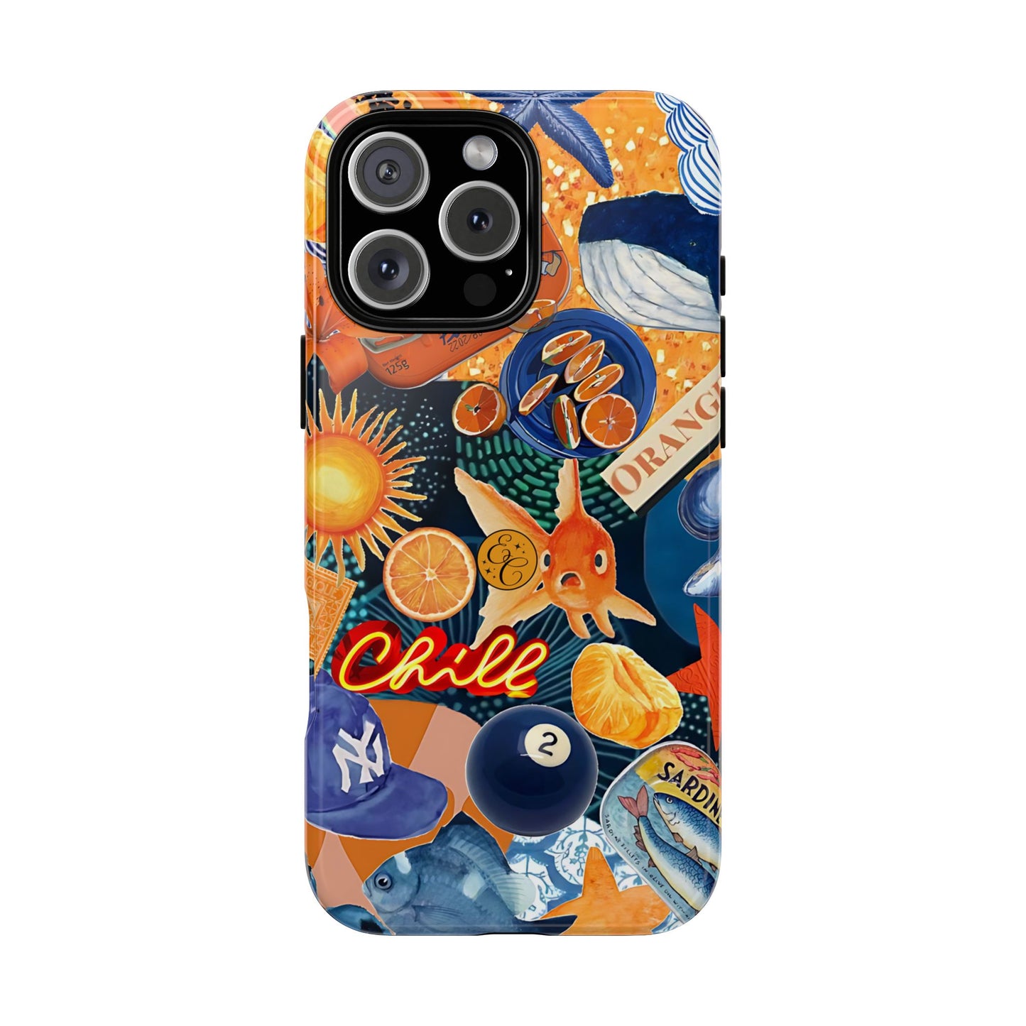 Nautical and Citrus Tough Phone Case