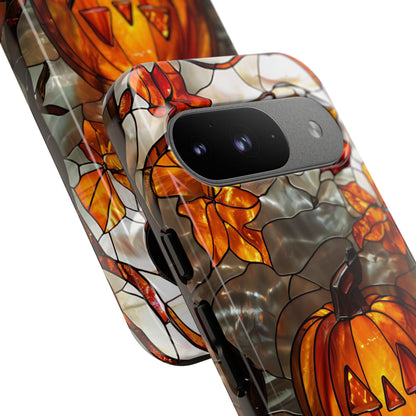 Stained Glass Pumpkin Tough Phone Case