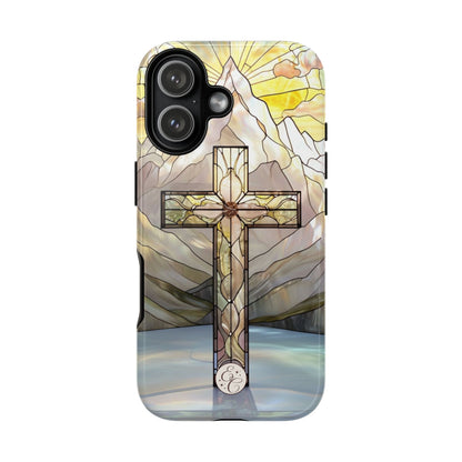 Stained Glass Cross Tough Phone Case