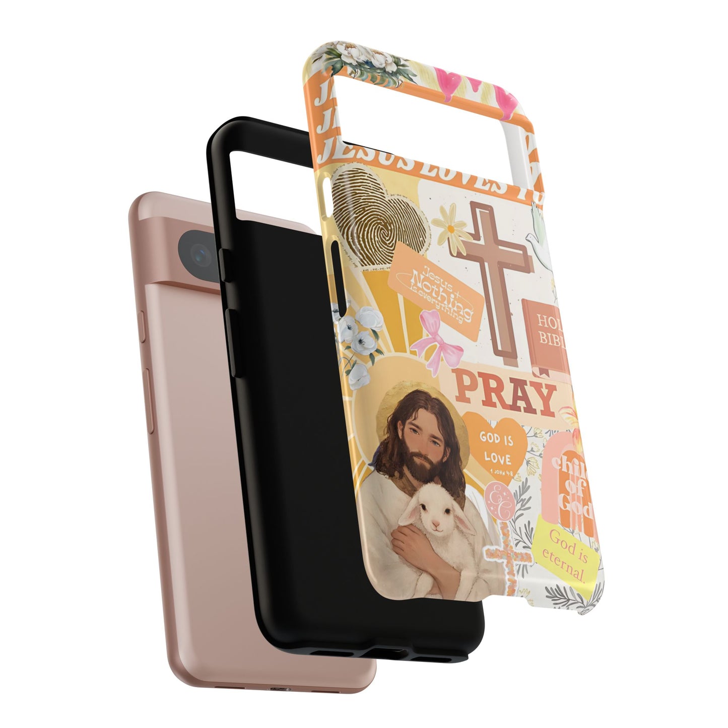 Christian Collage Tough Phone Case