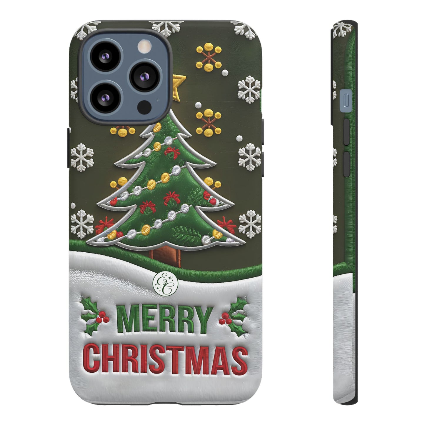 Merry Christmas Tree Tough Phone Case