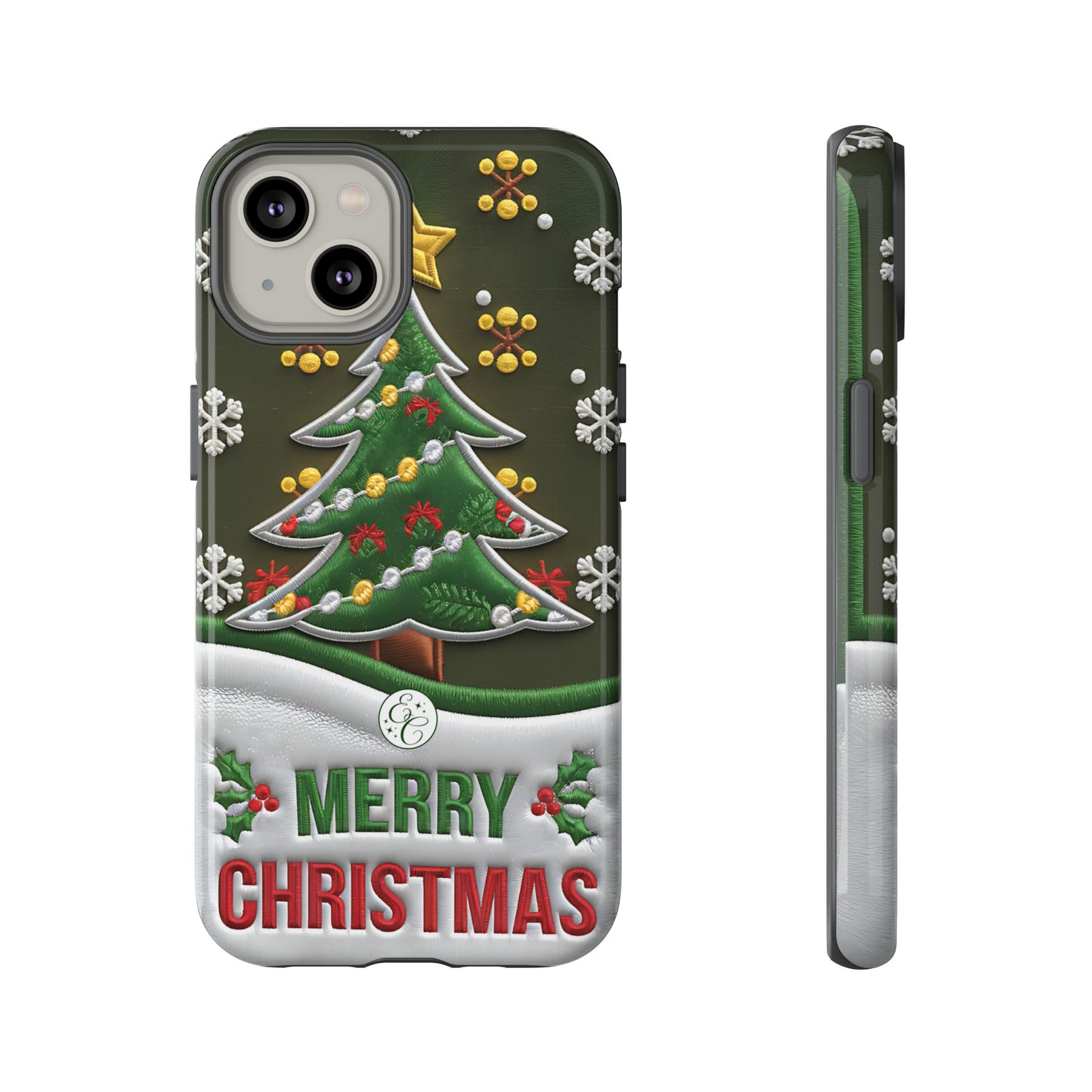 Merry Christmas Tree Tough Phone Case