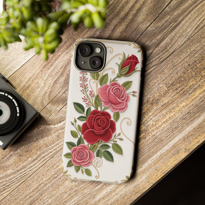 Elegant Rose Garden Tough Phone Case