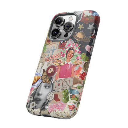 Retro Aesthetic Collage Art Tough Phone Case