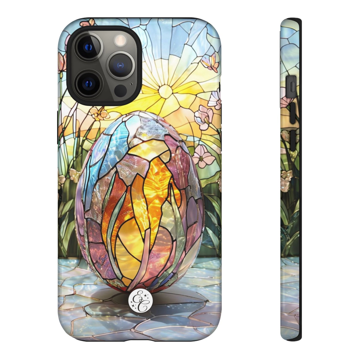 Easter Egg Stained Glass Tough Phone Case