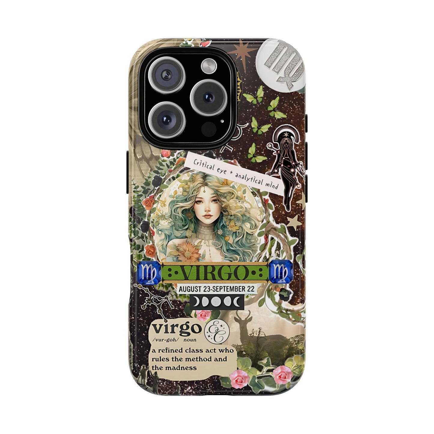 Virgo Zodiac Star Sign Tough Phone Case