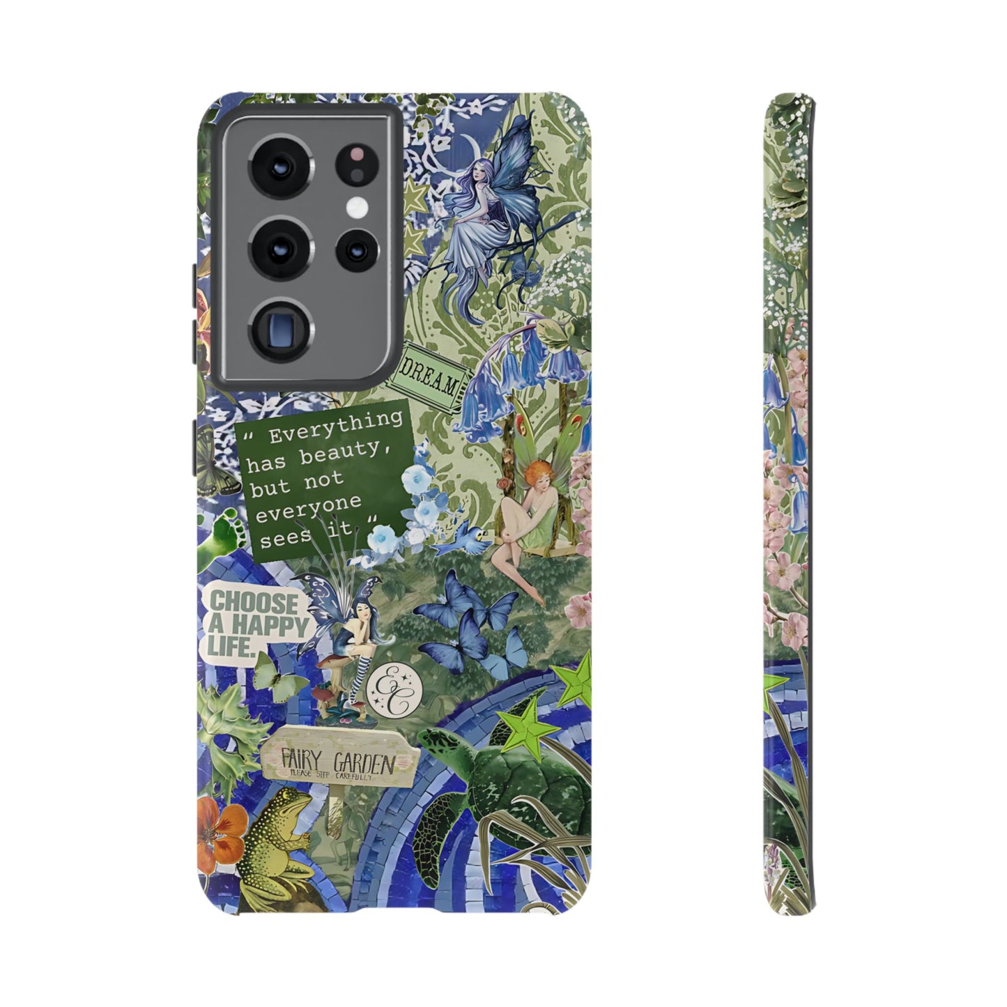 Fairy Garden Collage Tough Phone Case