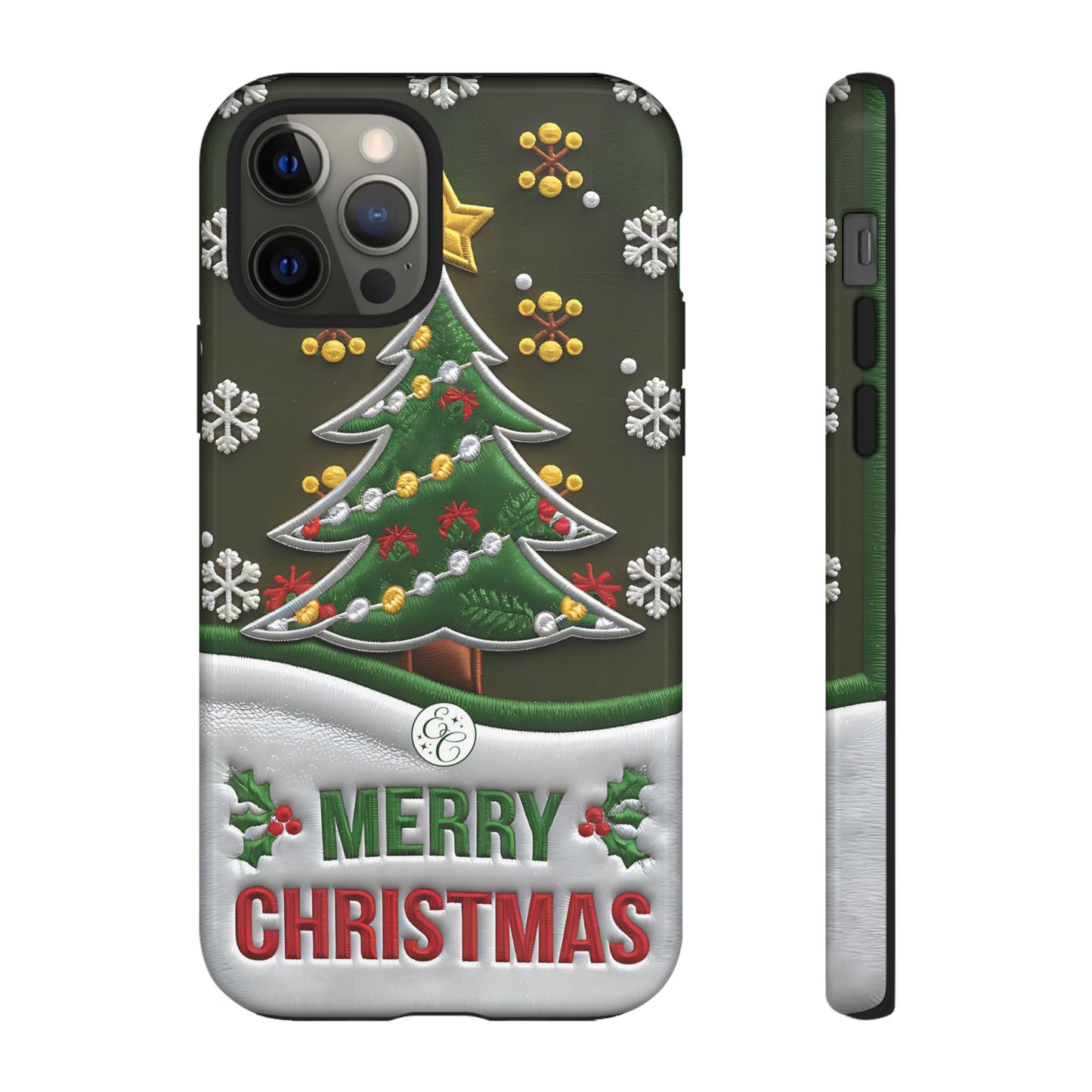 Merry Christmas Tree Tough Phone Case