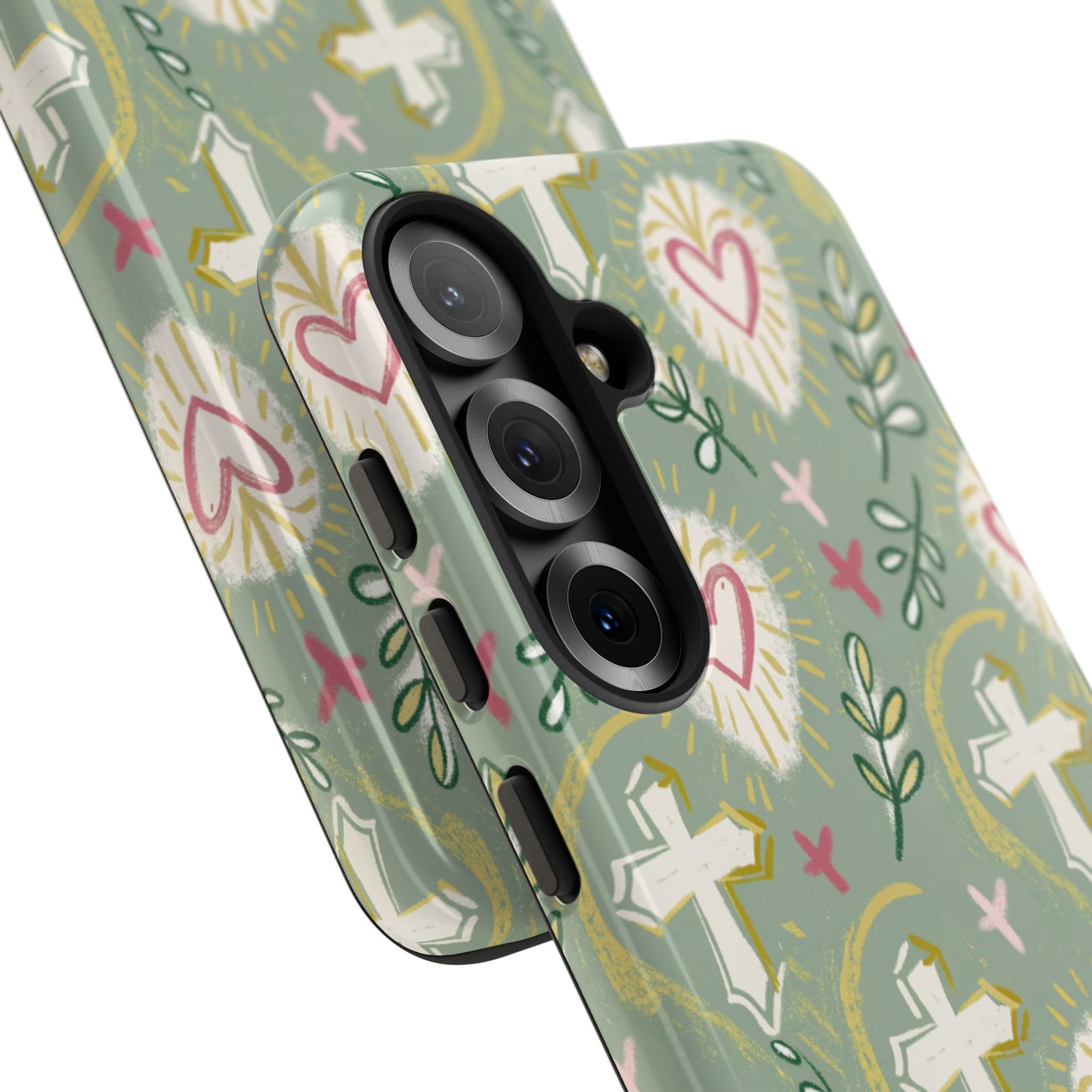 Christian Cross Boho Pattern Tough Phone Case