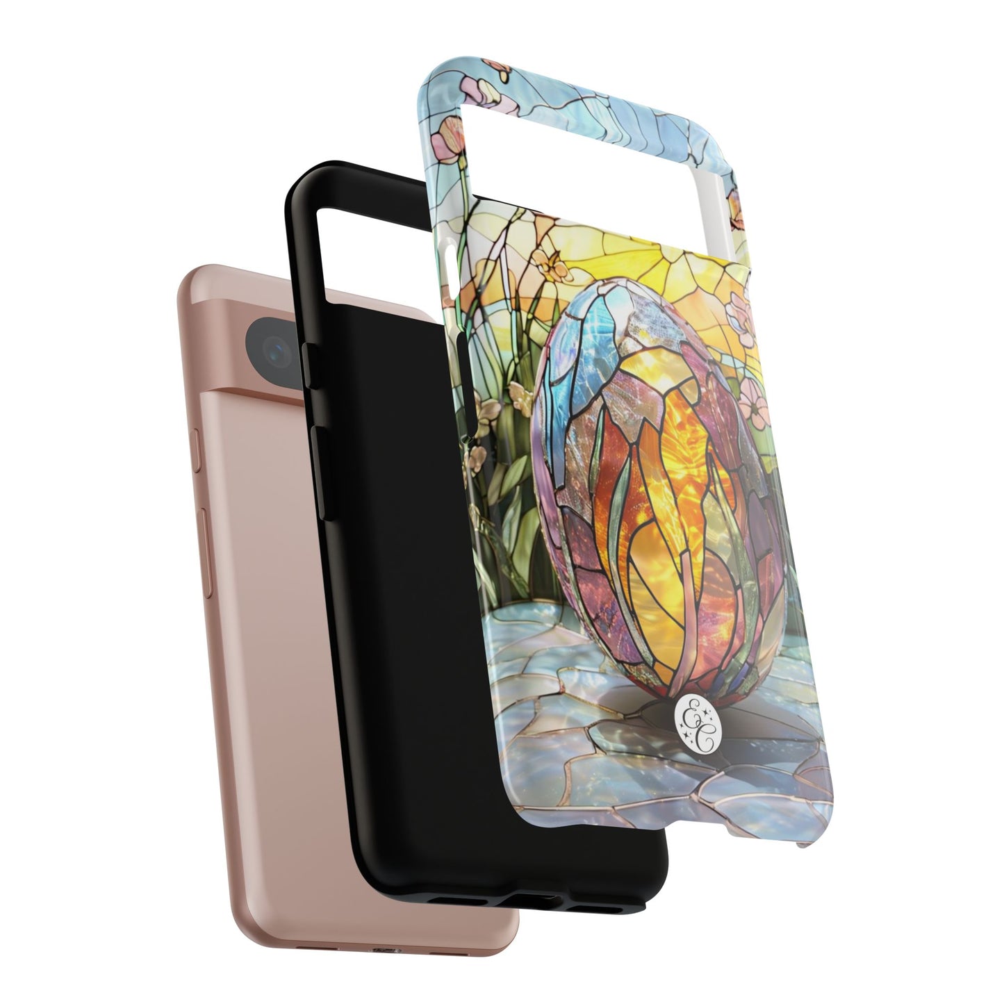 Easter Egg Stained Glass Tough Phone Case