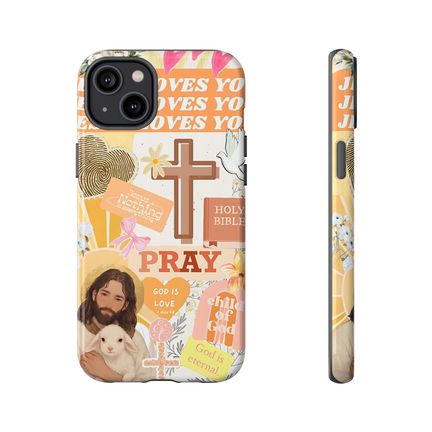 Christian Collage Tough Phone Case