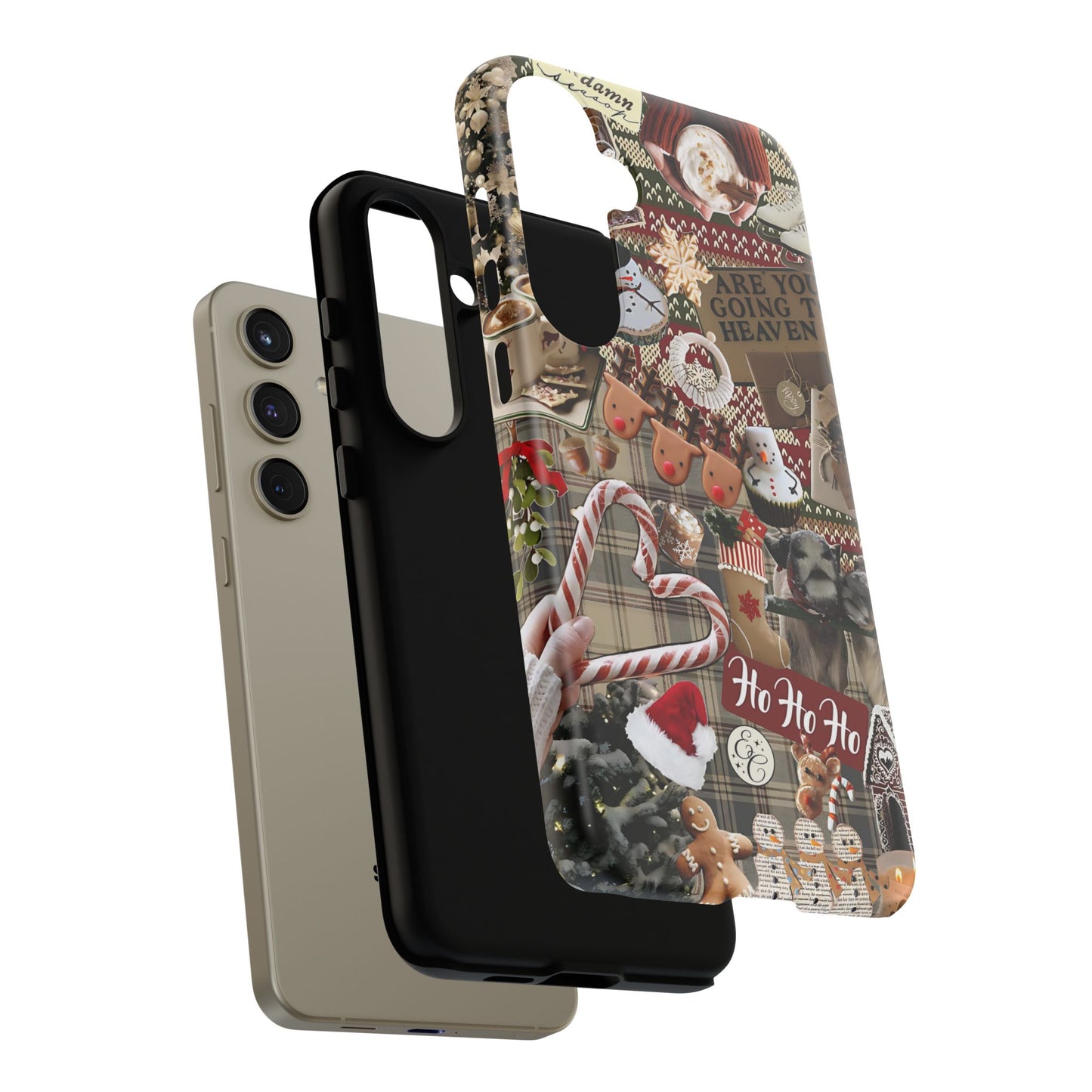 Christmas Festive Collage Tough Phone Case