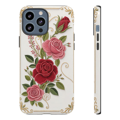 Elegant Rose Garden Tough Phone Case
