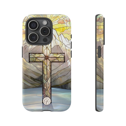 Stained Glass Cross Tough Phone Case