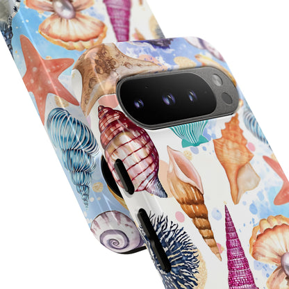Colorful Sea Shells Tough Phone Case