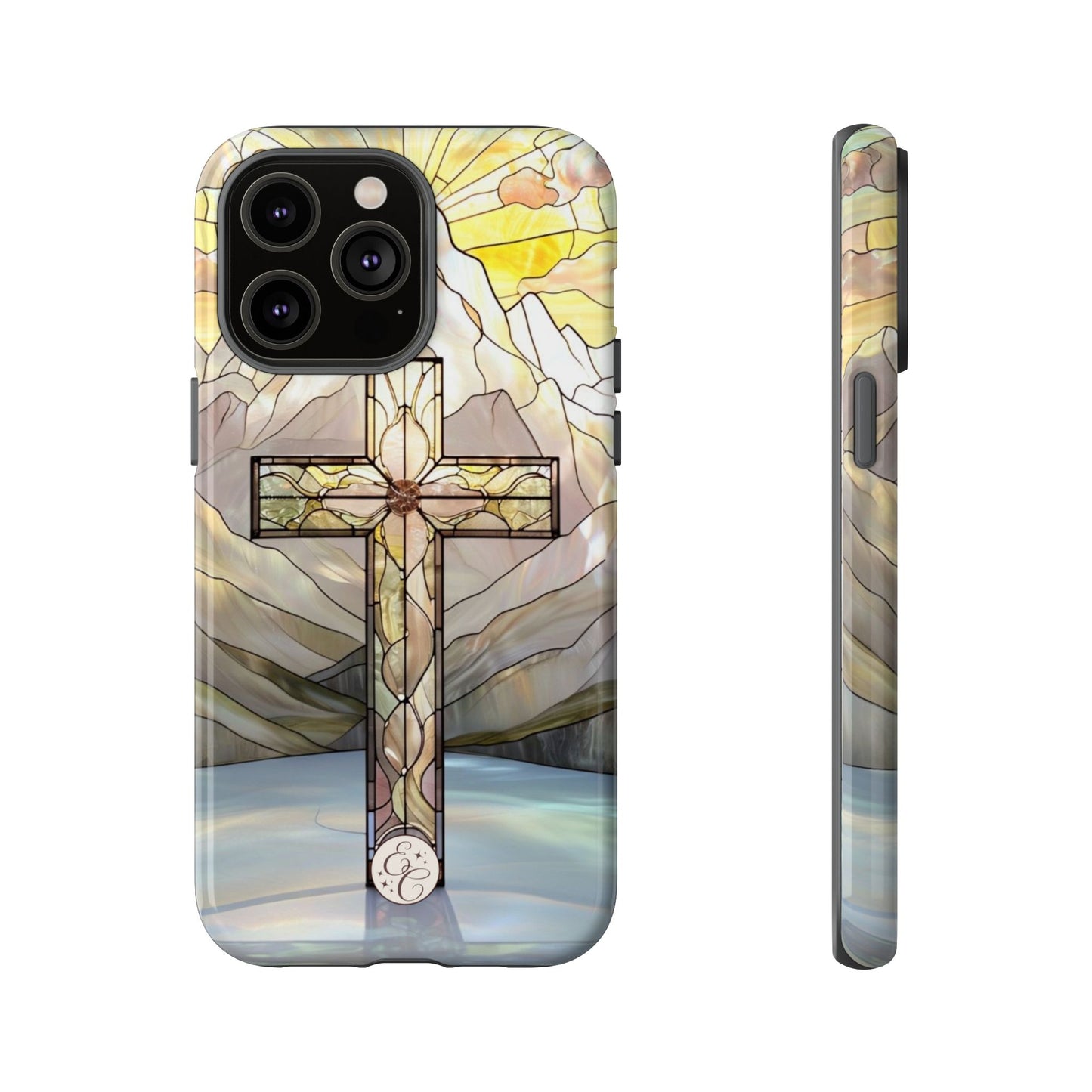 Stained Glass Cross Tough Phone Case
