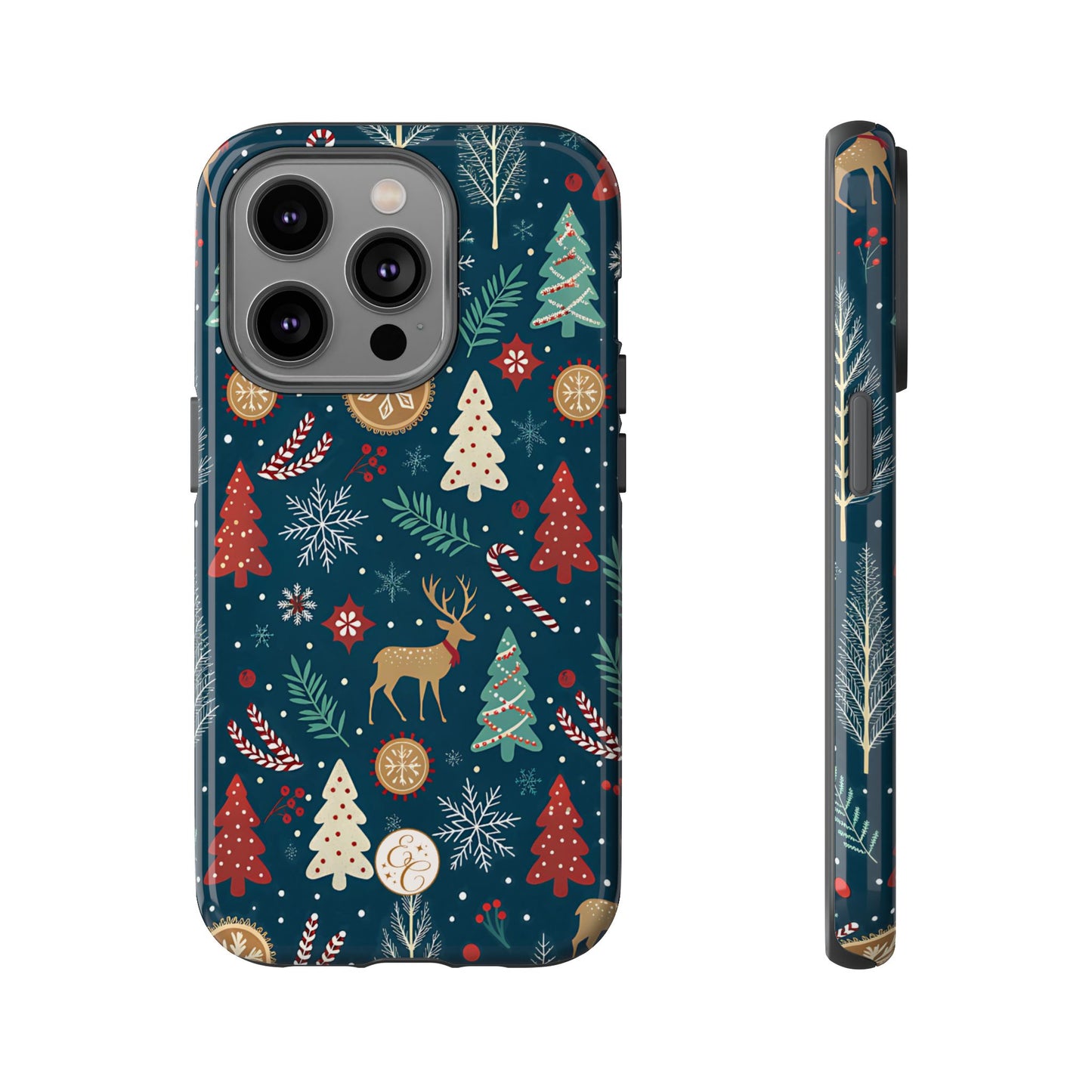 Christmas Holiday Pattern Tough Phone Case