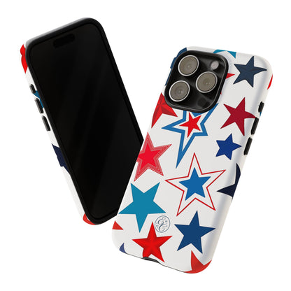 Patriotic Star Pattern Tough Phone Case