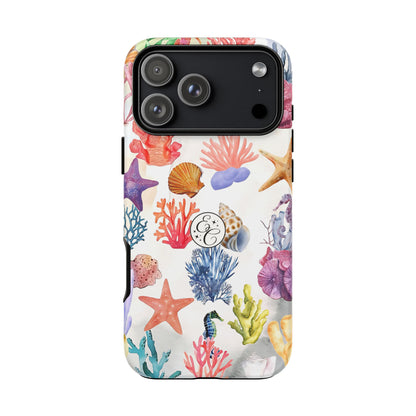 Coral & Sea Shells Tough Phone Case