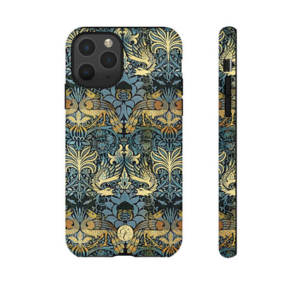 William Morris Peacock and Dragon Tough Phone Case