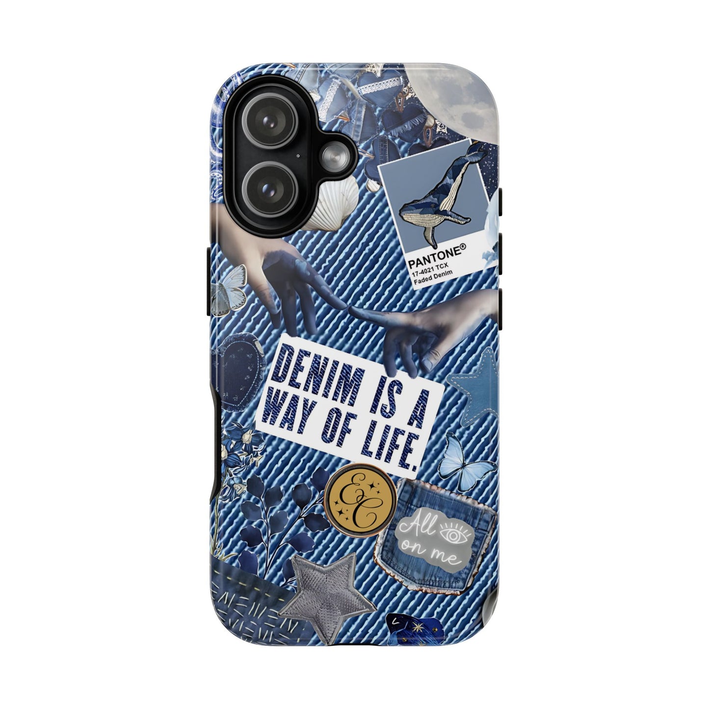 Denim Texture Tough Phone Case