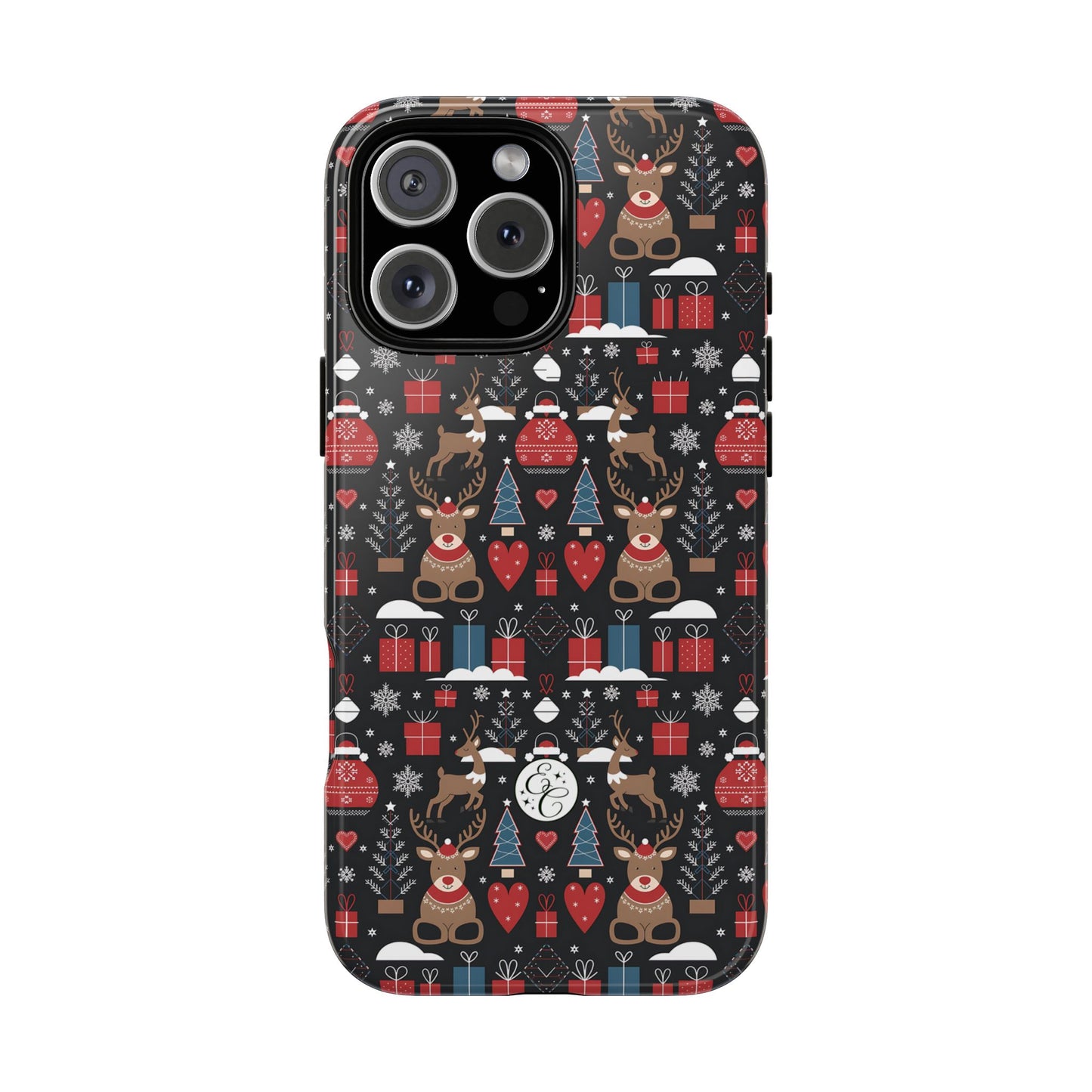 Christmas Holiday Pattern Tough Phone Case