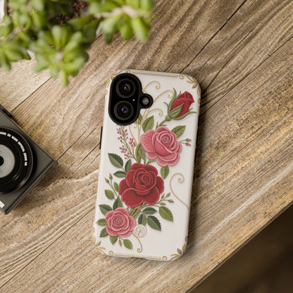 Elegant Rose Garden Tough Phone Case