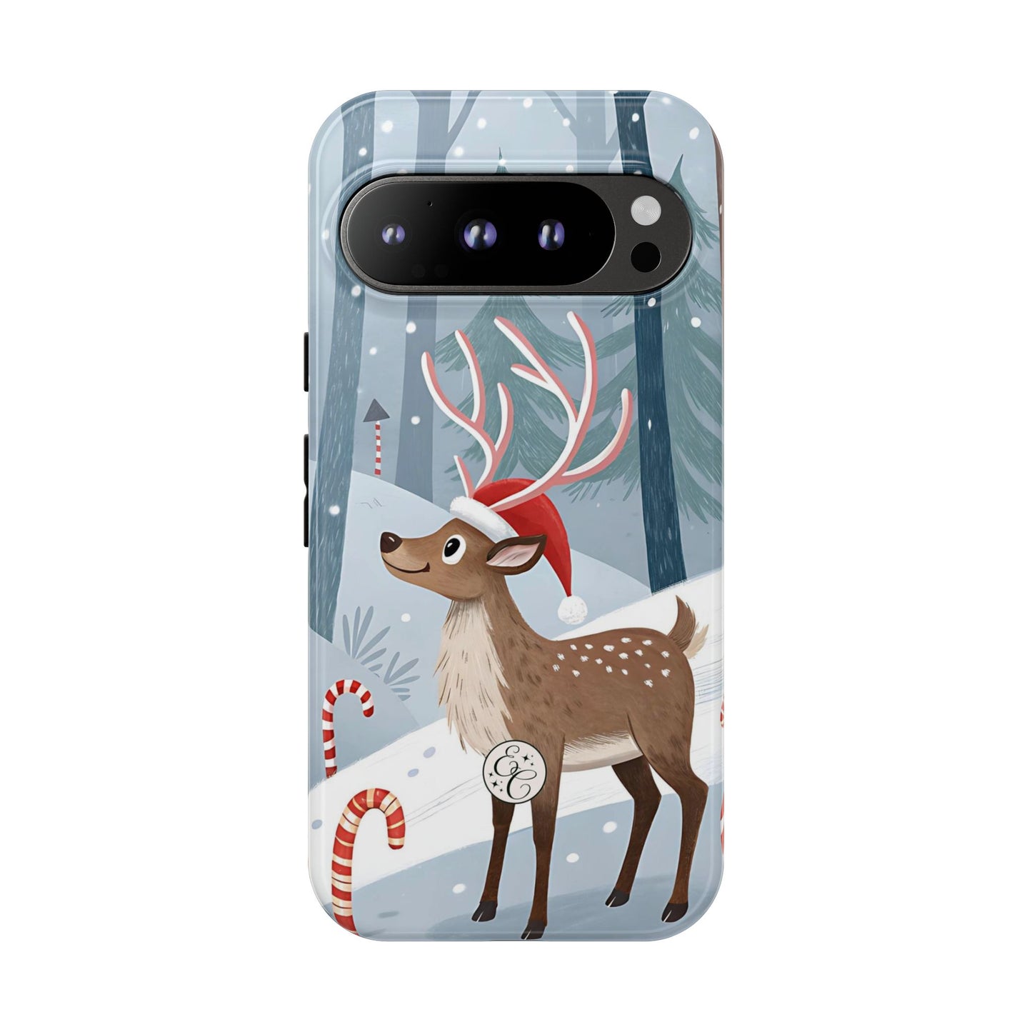 Reindeer in Winter Wonderland Tough Phone Case