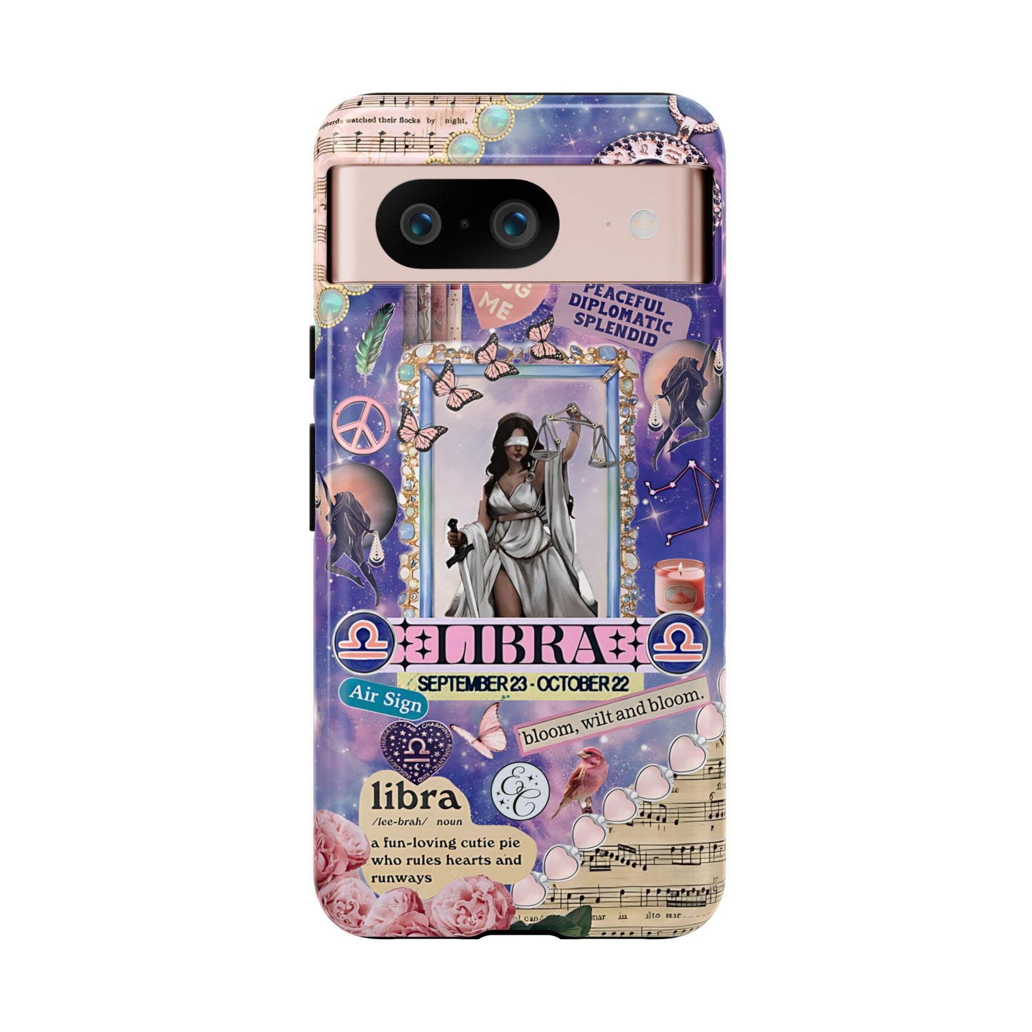 Libra Zodiac Star Sign Tough Phone Case