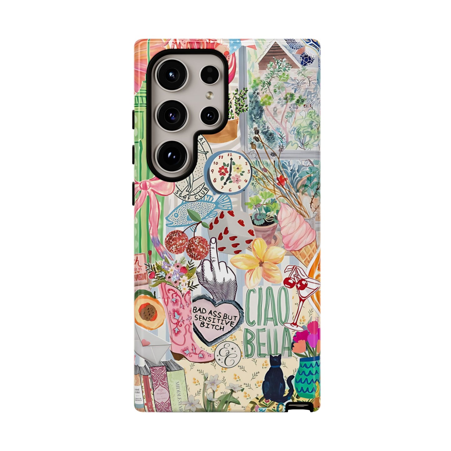 Coquette Art Collage Tough Phone Case