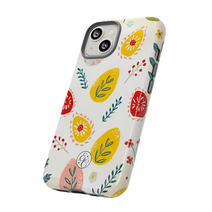Colorful Easter Egg Pattern Tough Phone Case