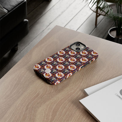 Dracula & Bat Pattern Tough Phone Case