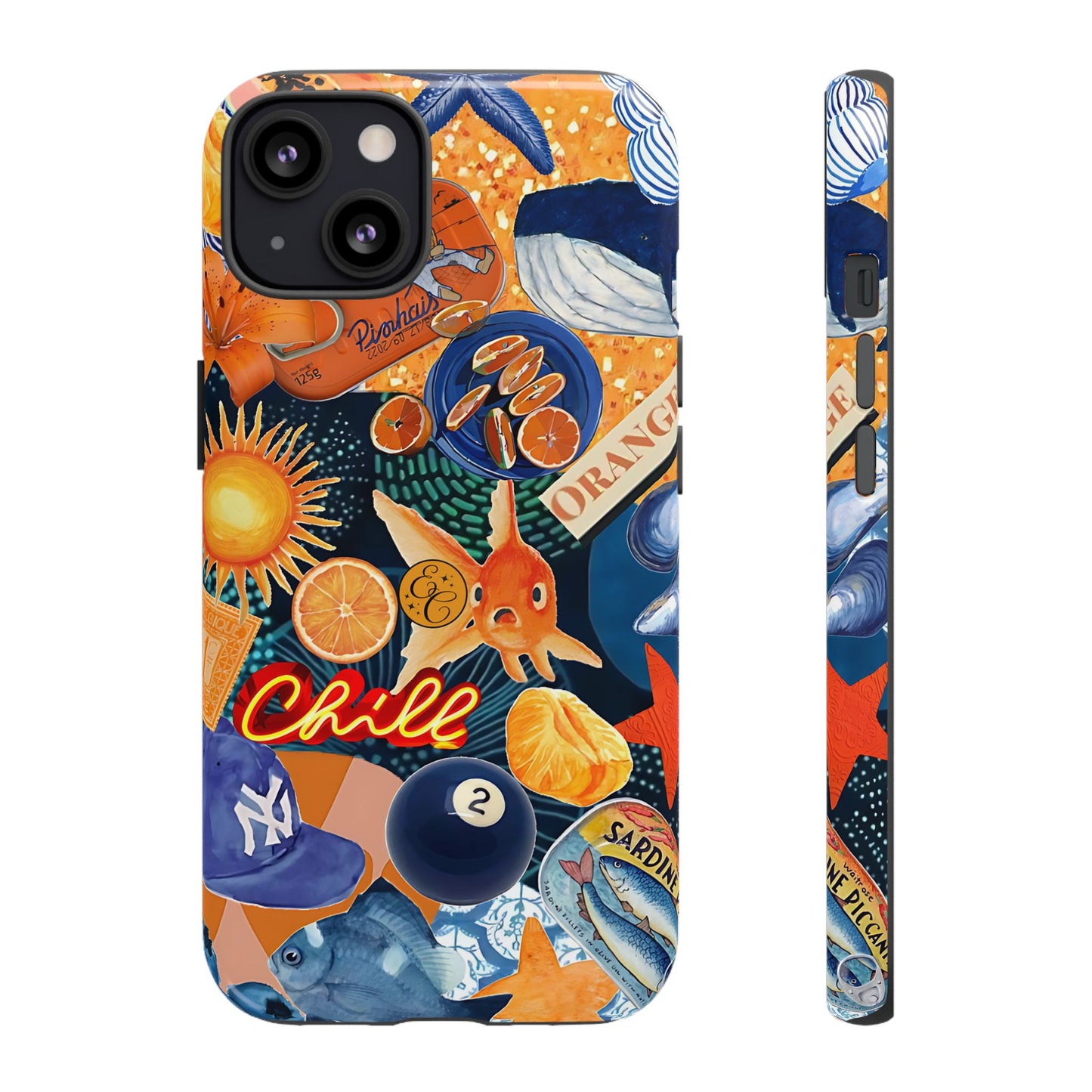 Nautical and Citrus Tough Phone Case