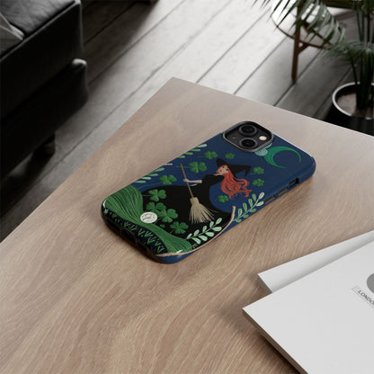 Irish Witch’s Moonlit Stroll Tough Phone Case