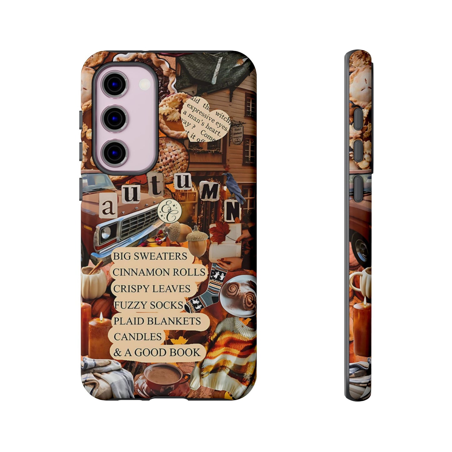 Autumn Aesthetic Collage Tough Phone Case