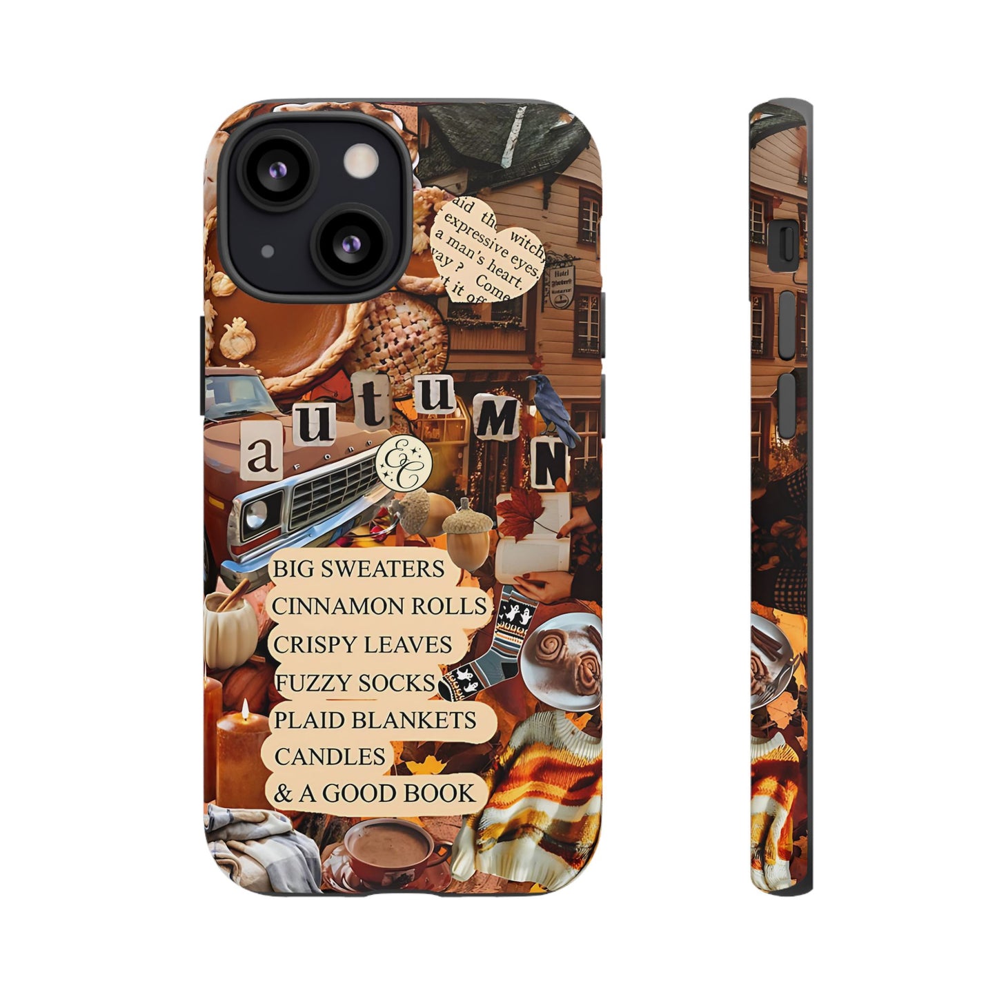 Autumn Aesthetic Collage Tough Phone Case