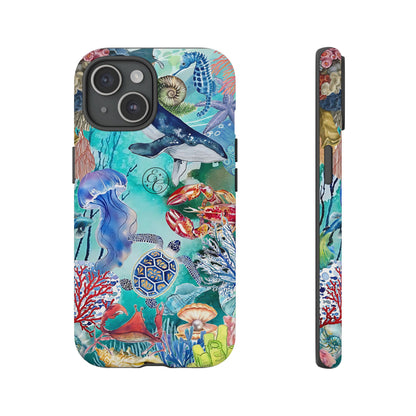 Ocean Wonders Collage Tough Phone Case