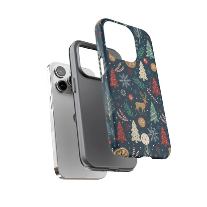 Christmas Holiday Pattern Tough Phone Case
