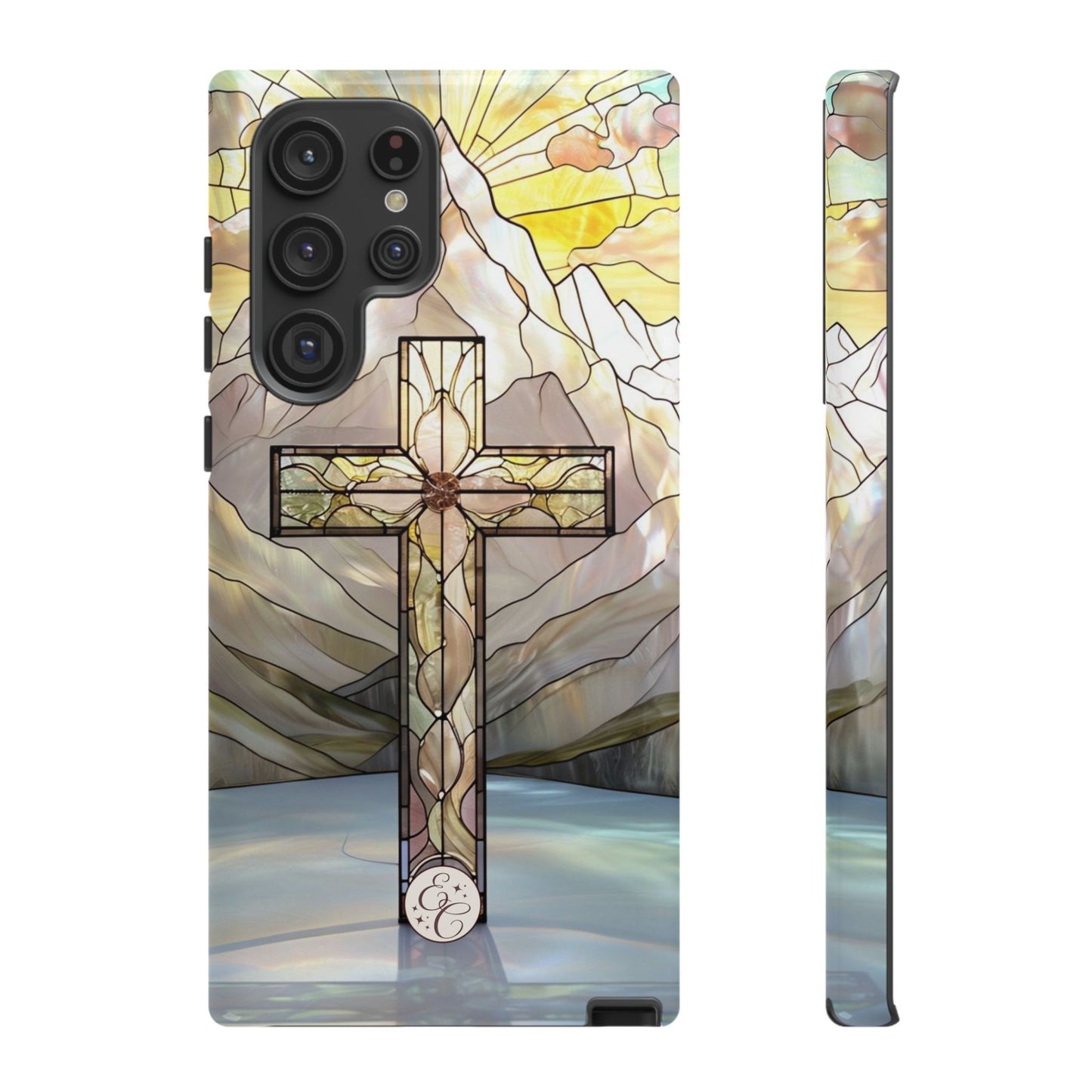 Stained Glass Cross Tough Phone Case