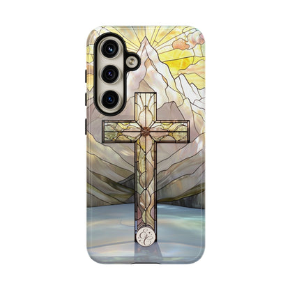 Stained Glass Cross Tough Phone Case