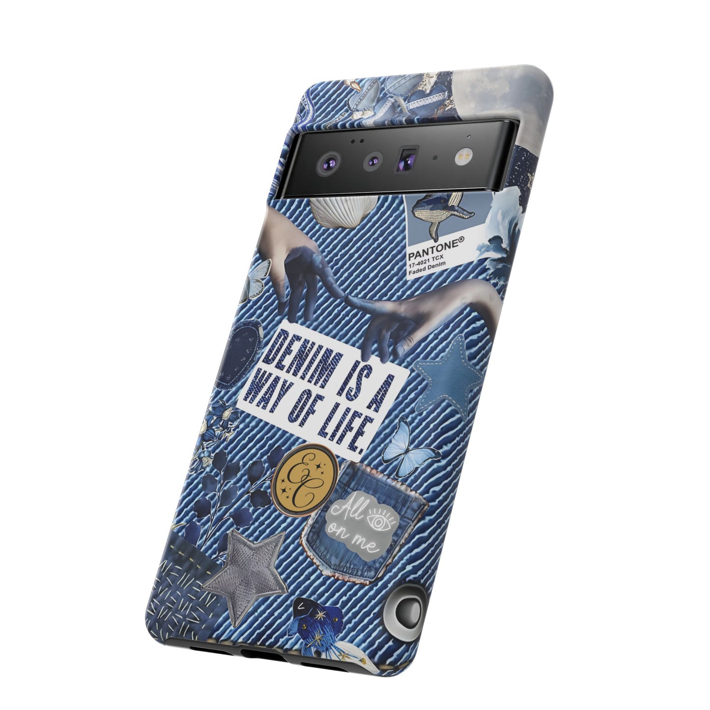 Denim Texture Tough Phone Case