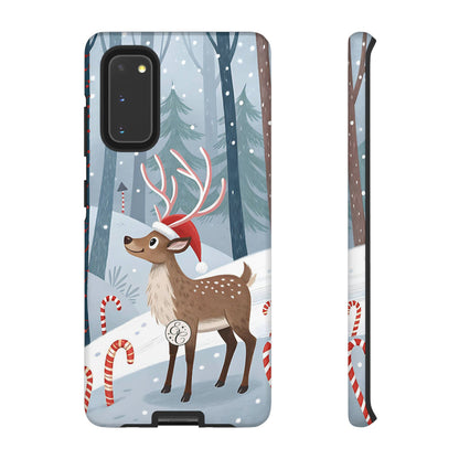 Reindeer in Winter Wonderland Tough Phone Case