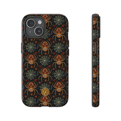 Boho Halloween Spider Pattern Tough Phone Case