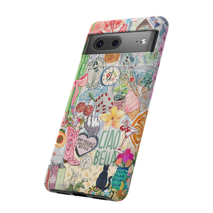 Coquette Art Collage Tough Phone Case