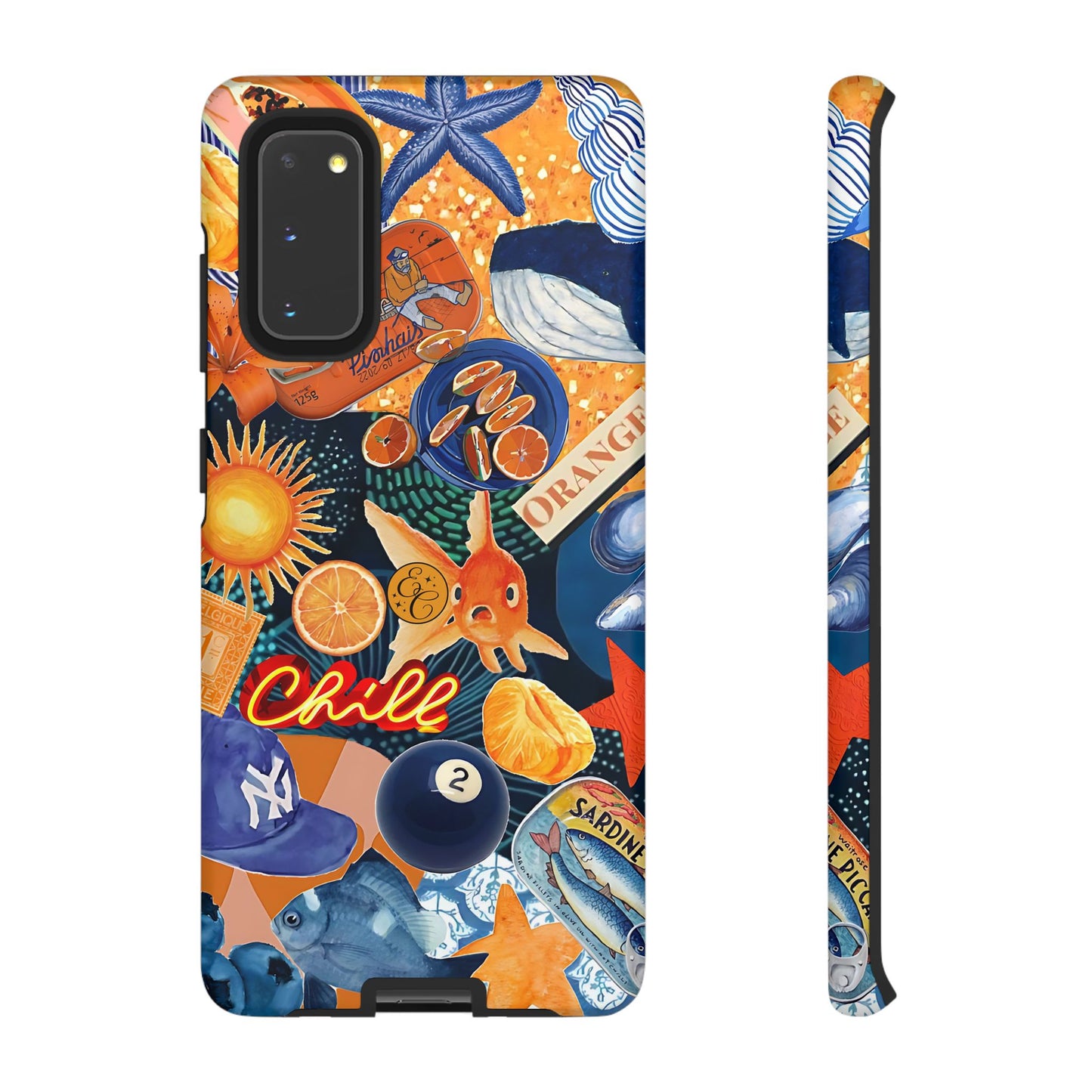 Nautical and Citrus Tough Phone Case