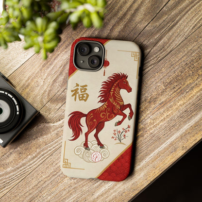 Chinese Zodiac Horse Tough Phone Case