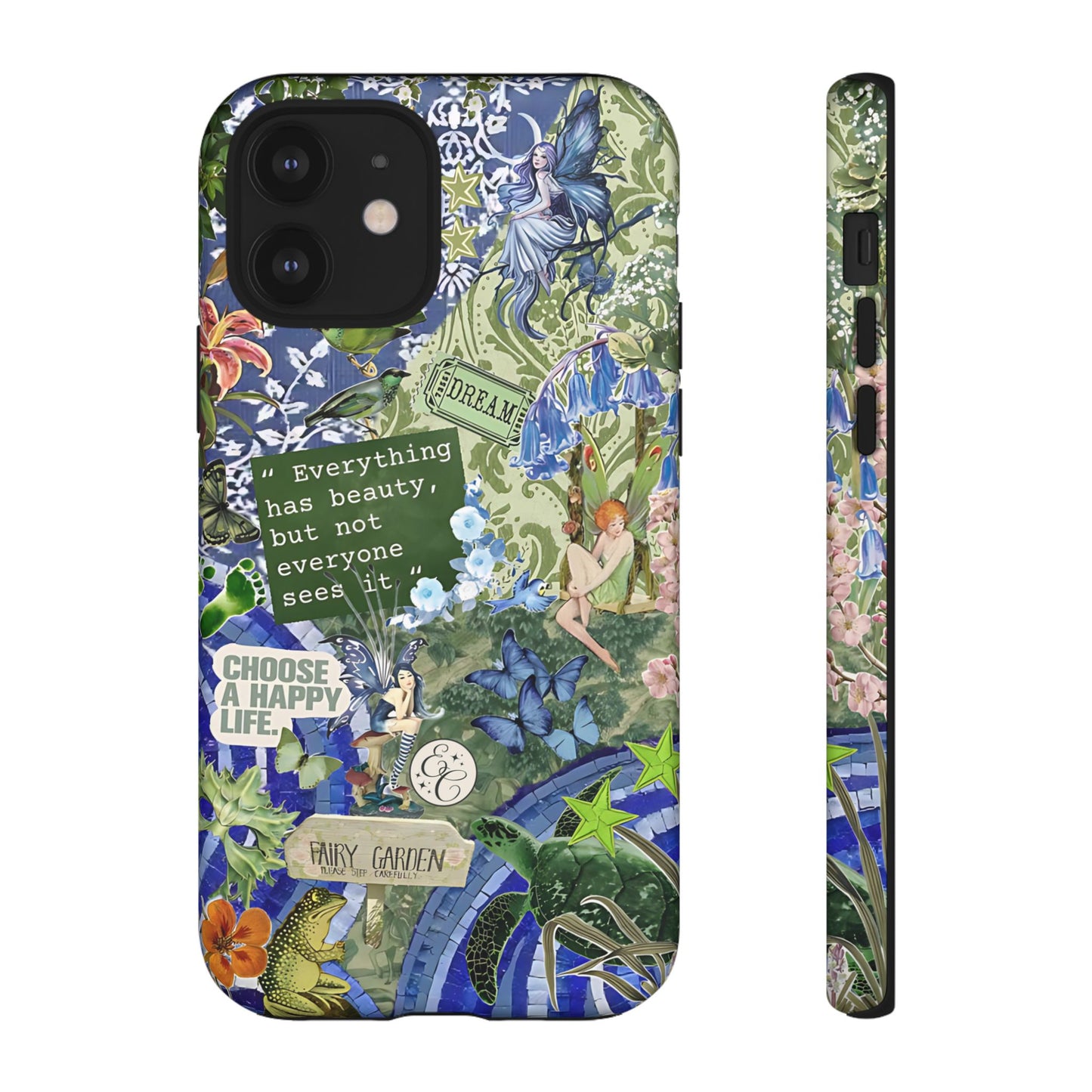 Fairy Garden Collage Tough Phone Case