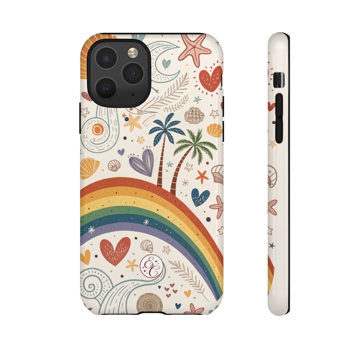 Rainbow Pride Boho Beach Tough Phone Case